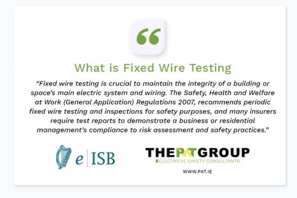 Fixed Wire Testing Complete Explainer Guide For Irish Businesses