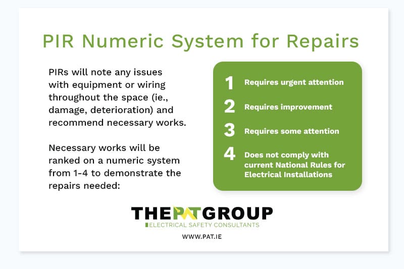 PIR Numeric System Repairs - PAT Group Ireland