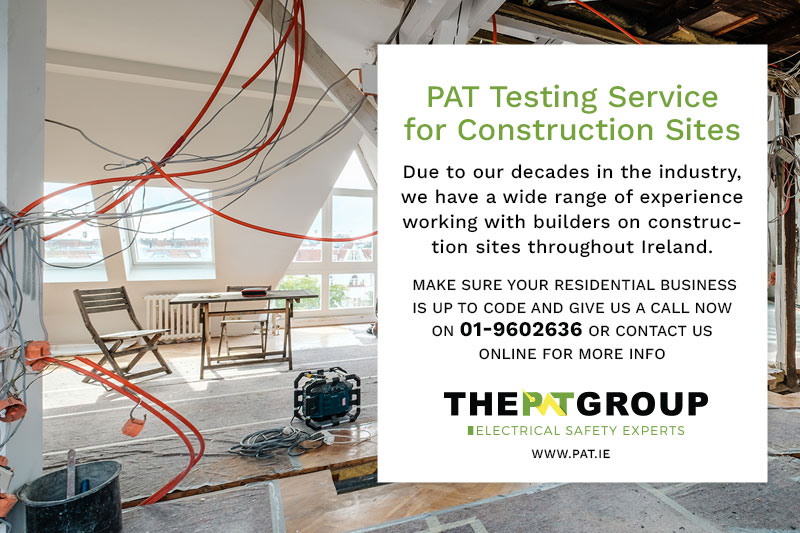 PAT Testing Construction Sites Ireland - PAT Group