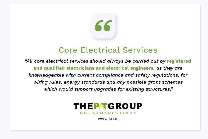 Core Electrical Services Ireland - PAT Group