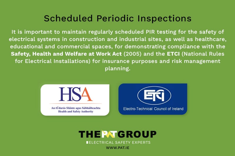 Scheduled Periodic Inspections PIR Ireland - PAT Group