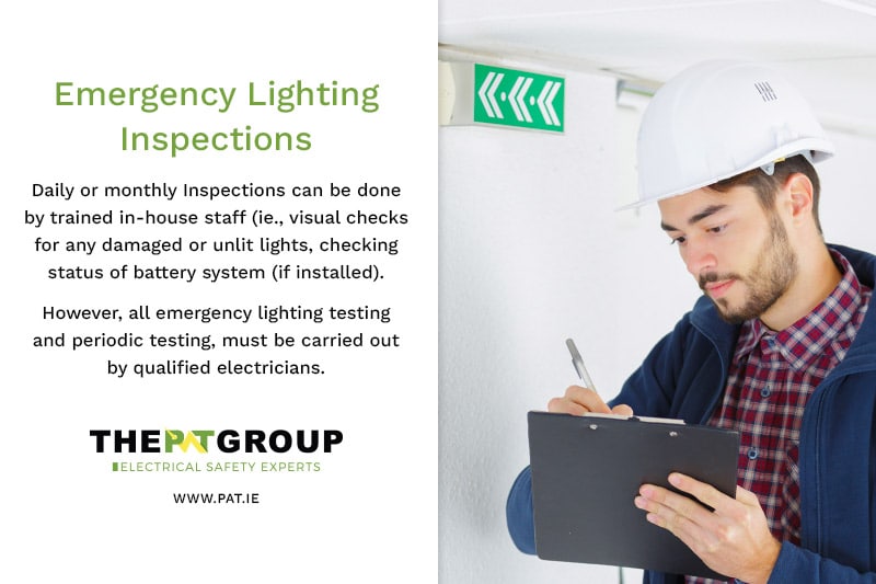 Emergency Lighting Inspections Ireland - PAT Group