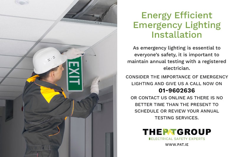 Energy Efficient Emergency Lighting Installation - PAT Group