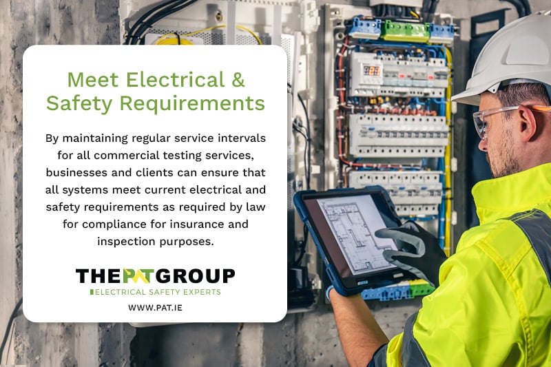 Meet Electrical and Safety Requirement Commercial Electrical Maintenance Ireland