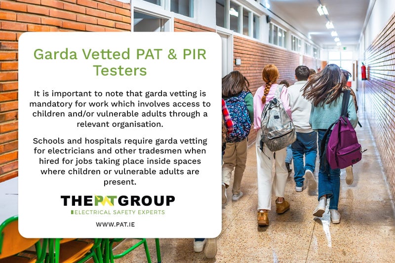 Garda Vetted PAT & PIR Testers Ireland