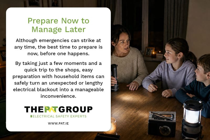 Prepare Now Manage Later - Electrical Blackout Ireland