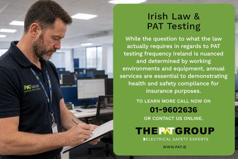 Irish Law and PAT Testing - PAT Group Ireland